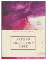 NIV, Artisan Collection Bible, Cloth over Board, Pink, Art Gilded Edges, Red Letter Edition, Comfort Print - Imperfectly Imprinted Bibles