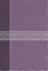 NIV Giant-Print Compact Bible, Comfort Print--soft leather-look, purple (red letter)