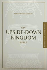 NIV Upside-Down Kingdom Bible, Comfort Print--hardcover, gray