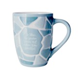 Mended Soul, Ceramic Mug, Blue