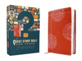 NIV Quest Study Bible for Teens,  Comfort Print--soft leather-look, coral