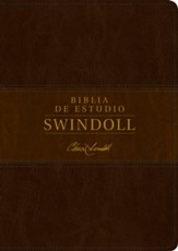 NTV Biblia de estudio Swindoll (NTV Swindoll Study Bible--soft leather-look, brown/tan (indexed))