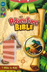 NIV Adventure Bible--soft leather-look, coral
