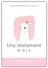 NIV Tiny Testament Bible, New Testament, Comfort Print--soft leather-look, pink