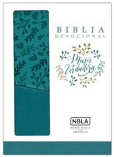 Biblia Mujer Verdadera NBLA, Duotono Aqua  (NBLA True Woman Bible, Duotone Aqua)