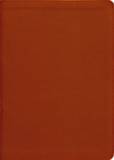 ESV Thompson Chain-Reference Bible--genuine calfskin leather, tan
