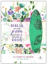 Biblia de una joven conforme al corazón de Dios RVR 1960, Lujo Verde (Young Woman After God's Own Heart, Deluxe Green)