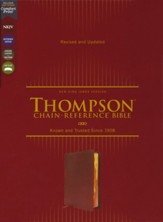 NKJV Thompson Chain-Reference Bible, Comfort Print--genuine calfskin leather, burgundy