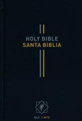 Biblia Bilingüe NLT/NTV, Enc. Dura Negra  (NLT/NTV Bilingual Bible, Hardcover, Black)