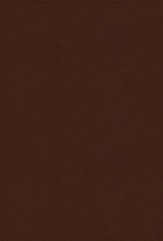 NIV Large-Print Thompson-Chain Reference Bible, Comfort Print--genuine cowhide leather, brown (indexed) - Imperfectly Imprinted Bibles