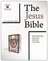 NIV The Jesus Bible Artist Edition,  Comfort Print--soft leather-look, gray floral