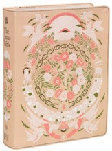 ESV The Jesus Bible Artist Edition,  Comfort Print--soft leather-look, peach floral (indexed)