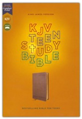 KJV Teen Study Bible, Comfort  Print--soft leather-look, brown