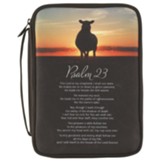 Psalm 23 Bible Cover, Black, Extra Large