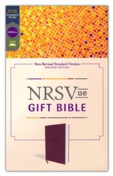 NRSVue, Gift Bible, Leathersoft,  Burgundy, Comfort Print