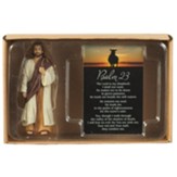 Jesus Figurine with Psalm 23 Card