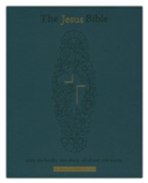 The Jesus Bible Artist Edition, NIV,  Genuine Leather, Calfskin, Green, Limited Edition, Comfort Print