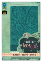 NIV, Bible for Teen Girls, Leathersoft, Blue, Thumb Indexed Tabs
