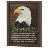 Eagle, Isaiah 40:31, Framed Wall Art