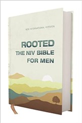 Rooted: The NIV Bible for Men, Comfort Print--hardcover