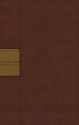NIV Thinline Reference Bible, Comfort Print--soft leather-look, brown