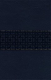 NIV Thinline Reference Bible,  Comfort Print--soft leather-look, navy