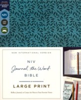 NIV Journal the Word Bible, Comfort  Print--soft leather-look, teal