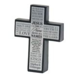 Names of Jesus Tabletop Cross