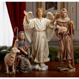 Real Life Nativity, 3 Piece Shepherds and Angel, 10-inch size