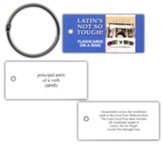 Latin's Not So Tough! Level 5 Flashcards on a Ring