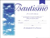 Certificado de Bautismo, Paq. de 6  (Baptism Certificate, Pkg. of 6)