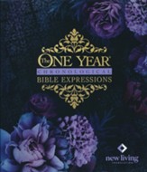 The One Year Chronological Bible Expressions, Soft imitation leather, Imperial Purple