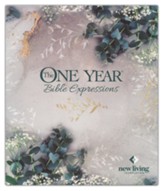 The One Year Bible Expressions, Soft  imitation leather, Tidewater Teal