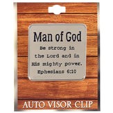 Man Of God Visor Clip