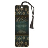 Faithful Servant Bookmark, with Tassel