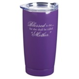 Mother, Blessed Is She Travel Mug, Purple