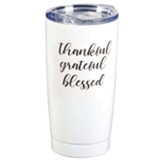 Thankful Grateful Blessed Travel Mug