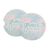 Grace For Today Car Coasters