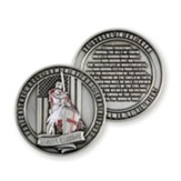 Armor Of God And American Flag Challenge Coin