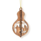 The Journey Of Joseph And Mary Olive Wood Ornament