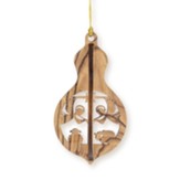 Angels And Shepherds Olive Wood Ornament