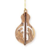 Wise Men And Star Olive Wood Ornament
