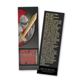 Armor of God Plume Knight Bookmarks, Pack of 25