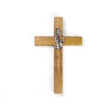 First Communion Cross, Olive Wood, Girl