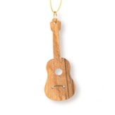 Acoustic Guitar Olive Wood Ornament