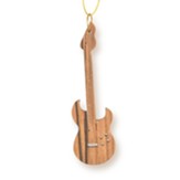 Electric Guitar Olive Wood Ornament