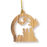 Wise Men And Star Olive Wood Ornament