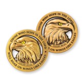 Soar Like Eagles Gold Plated Challenge Coin