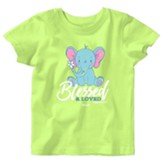 Baby Elephant Shirt, Key Lime, 24 Months