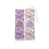God Is Our Refuge and Strength, Psalm 46:1, Woven Fabric Bookmark